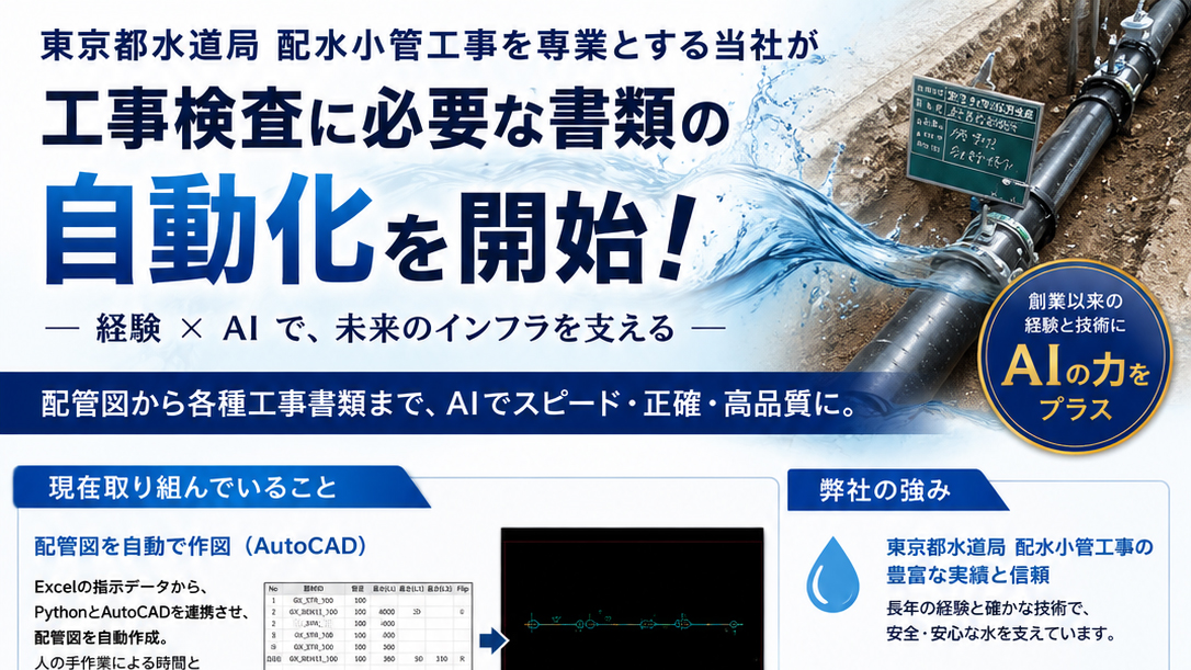零細土建屋も実務でAIを動かす時代